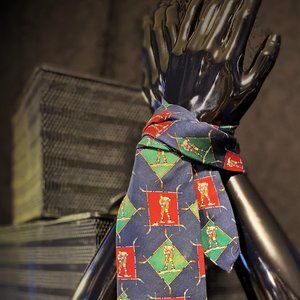 Ralph Lauren CHAPS Hockey Tie Silk